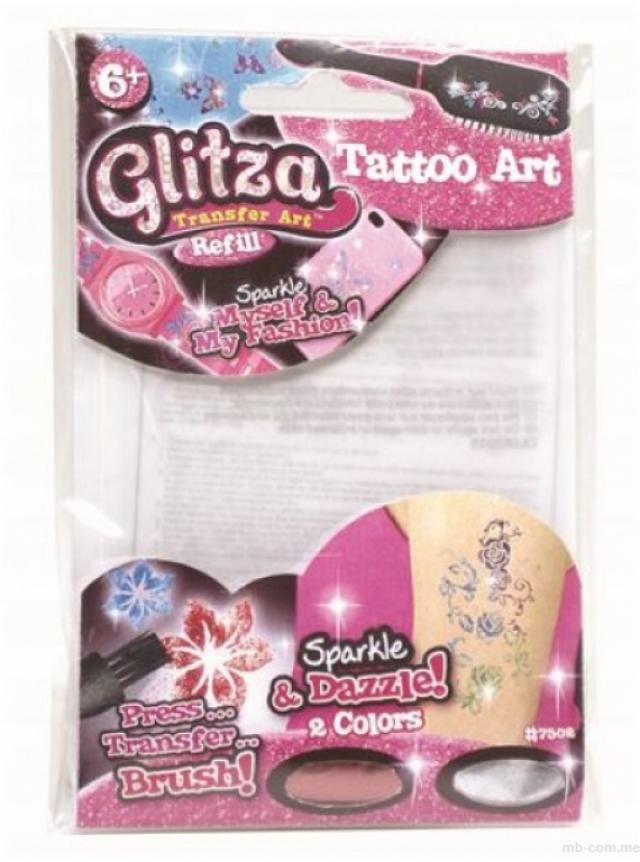 Igračke - Glitza mini set šlokičastih tetovaža - Avalon ltd